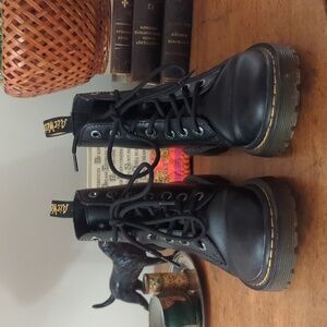 Dr. Martens Black Leather Boots